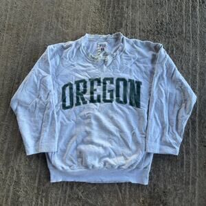 VINTAGE 90S RUSSELL ATHLETIC OREGON DUCKS CREWNECK COLLEGIATE GRAY MENS MEDIUM